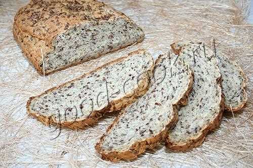 Классический рецепт ржаного хлеба с льняными семенами