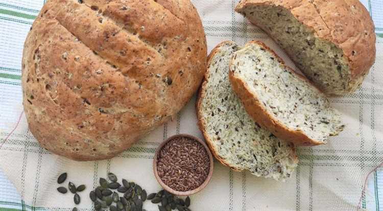 Хлеб с добавлением кунжута и льняных семян: полезная закуска для вашего здоровья