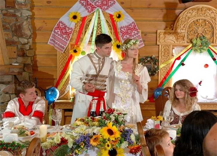 Хлеб в русской свадебной традиции